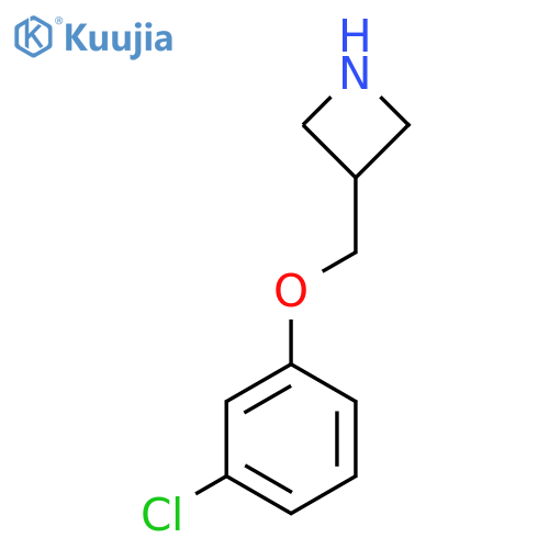 3-[(3-Chlorophenoxy)methyl]azetidine structure