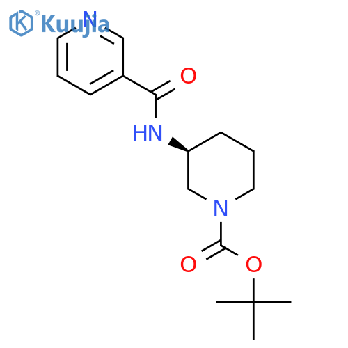 (S)-Tert-Butyl 3-(pyridine-3-carbonylamino)piperidine-1-carboxylate structure