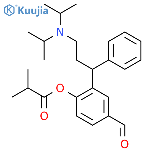 2-(3-(Diisopropylamino)-1-phenylpropyl)-4-formylphenyl Isobutyrate structure