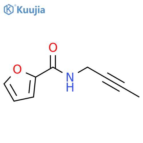 N-(but-2-yn-1-yl)furan-2-carboxamide structure