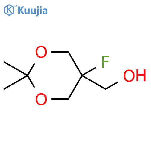 (5-fluoro-2,2-dimethyl-1,3-dioxan-5-yl)methanol structure