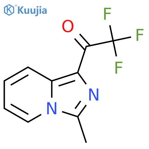 2,2,2-trifluoro-1-{3-methylimidazo1,5-apyridin-1-yl}ethan-1-one structure