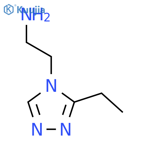2-(3-ethyl-4H-1,2,4-triazol-4-yl)ethan-1-amine structure