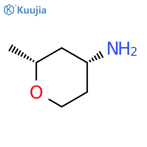 cis-2-methyltetrahydropyran-4-amine structure