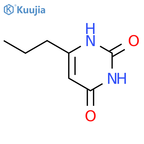 6-propylpyrimidine-2,4-diol structure