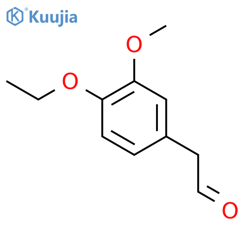 2-(4-ethoxy-3-methoxyphenyl)acetaldehyde structure