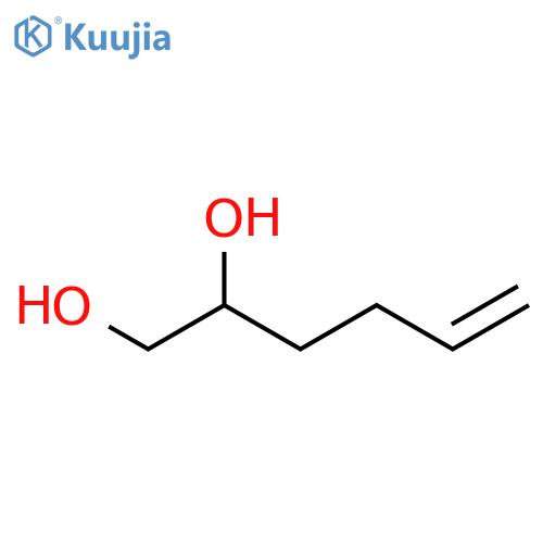 5-Hexene-1,2-diol, (2R)- structure