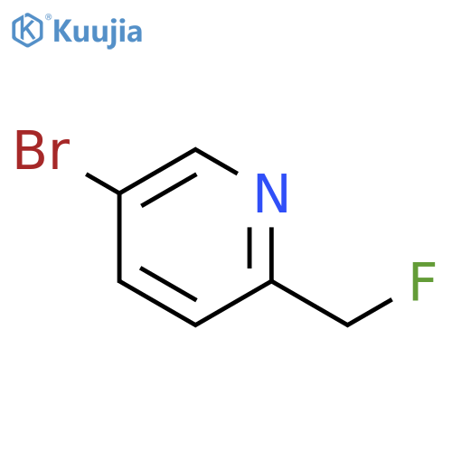 5-Bromo-2-(fluoromethyl)pyridine structure