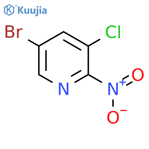 5-Bromo-3-chloro-2-nitropyridine structure