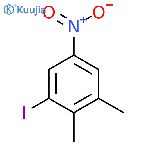 1-Iodo-2,3-dimethyl-5-nitrobenzene structure