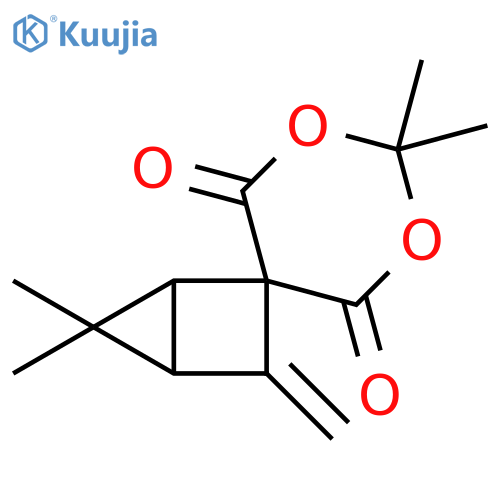 Spiro[bicyclo[2.1.0]pentane-2,5'-[1,3]dioxane]-4',6'-dione,2',2',5,5-tetramethyl-3-methylene- structure