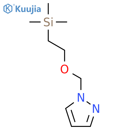 1-((2-(Trimethylsilyl)ethoxy)methyl)-1H-pyrazole structure