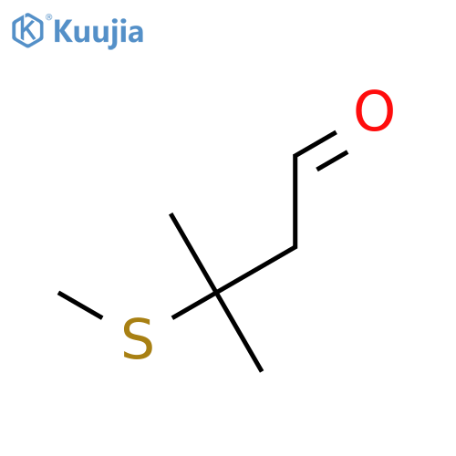 3-Methyl-3-(methylthio)butanal structure