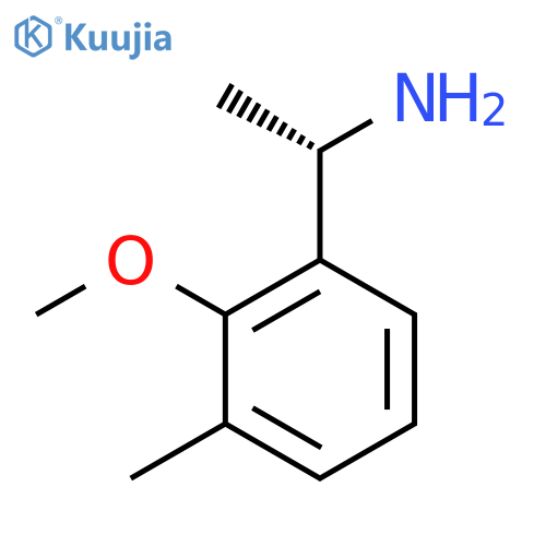 (1S)-1-(2-methoxy-3-methylphenyl)ethan-1-amine structure