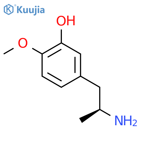 5-[(2s)-2-Aminopropyl]-2-methoxyphenol structure