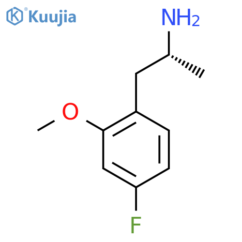 (2R)-1-(4-fluoro-2-methoxyphenyl)propan-2-amine structure