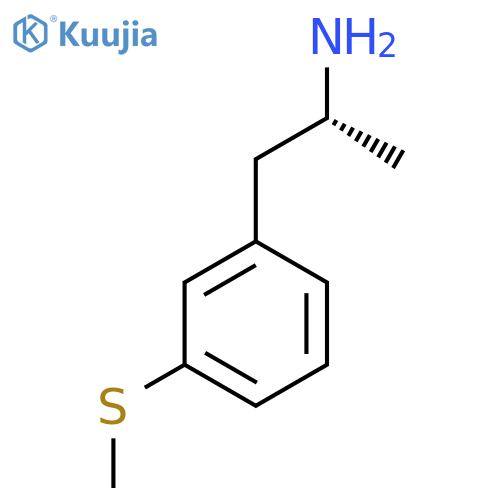 (2R)-1-3-(methylsulfanyl)phenylpropan-2-amine structure