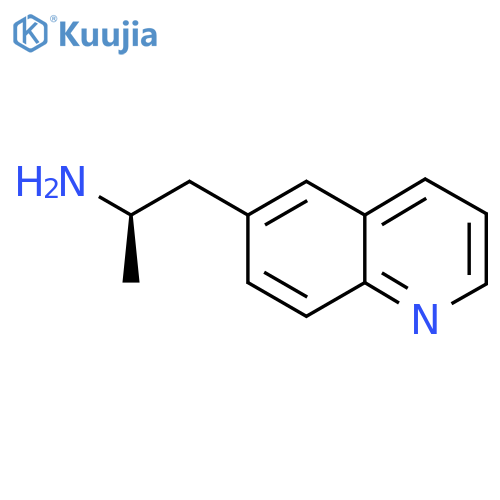 (2R)-1-(quinolin-6-yl)propan-2-amine structure