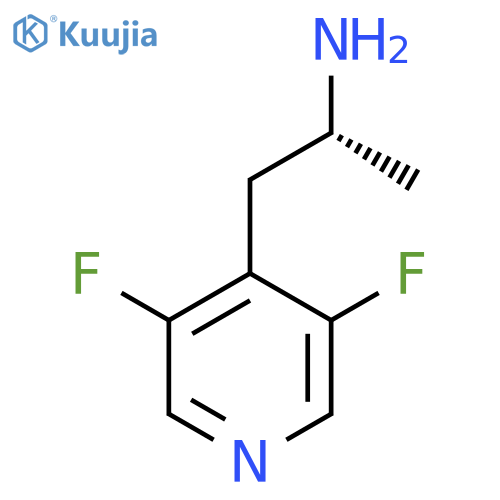(2R)-1-(3,5-difluoropyridin-4-yl)propan-2-amine structure