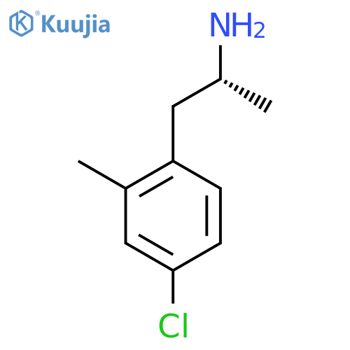 (2R)-1-(4-chloro-2-methylphenyl)propan-2-amine structure