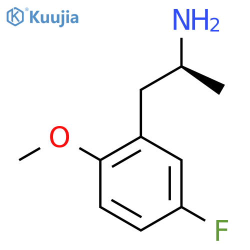 (2S)-1-(5-fluoro-2-methoxyphenyl)propan-2-amine structure