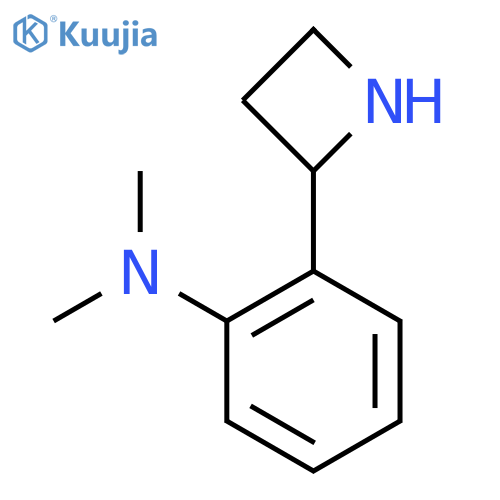 2-(azetidin-2-yl)-N,N-dimethylaniline structure