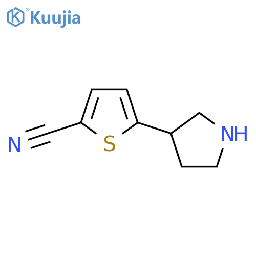 5-(Pyrrolidin-3-yl)thiophene-2-carbonitrile structure