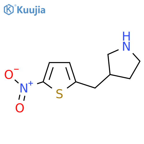 3-(5-nitrothiophen-2-yl)methylpyrrolidine structure