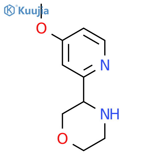 3-(4-methoxypyridin-2-yl)morpholine structure