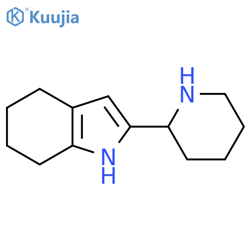 2-(piperidin-2-yl)-4,5,6,7-tetrahydro-1H-indole structure