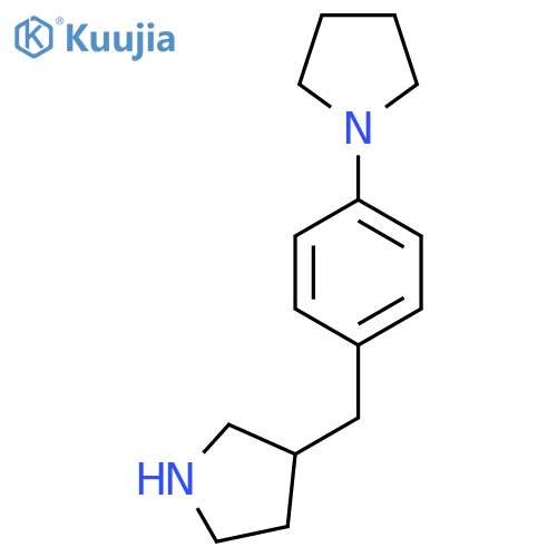 1-{4-(pyrrolidin-3-yl)methylphenyl}pyrrolidine structure