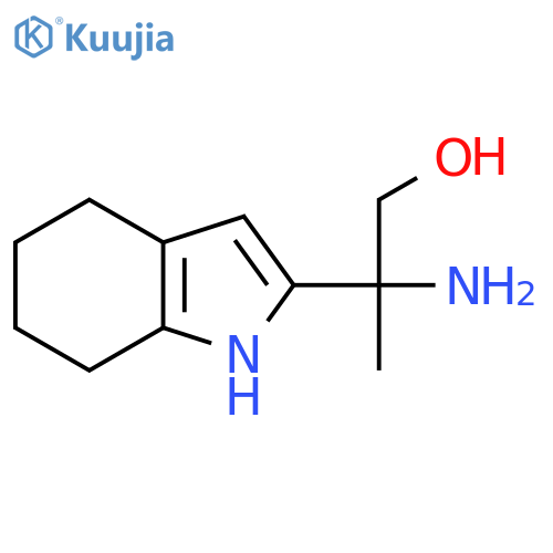 2-amino-2-(4,5,6,7-tetrahydro-1H-indol-2-yl)propan-1-ol structure
