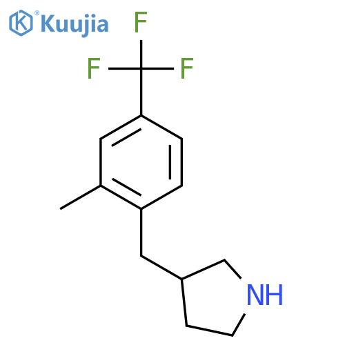 3-{2-methyl-4-(trifluoromethyl)phenylmethyl}pyrrolidine structure