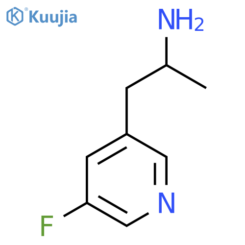 1-(5-Fluoropyridin-3-yl)propan-2-amine structure