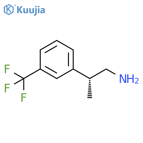 Benzeneethanamine, β-methyl-3-(trifluoromethyl)-, (βR)- structure