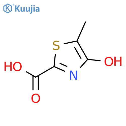 4-hydroxy-5-methyl-1,3-thiazole-2-carboxylic acid structure