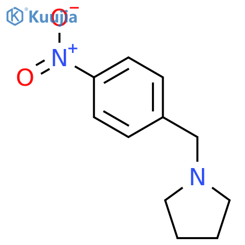 1-(4-Nitrophenyl)methylpyrrolidine structure