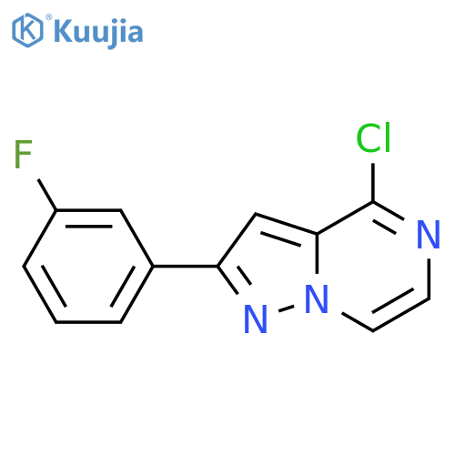 4-Chloro-2-(3-fluorophenyl)pyrazolo1,5-apyrazine structure