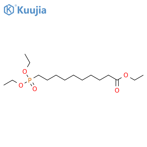 Ethyl 10-(diethoxyphosphoryl)decanoate structure