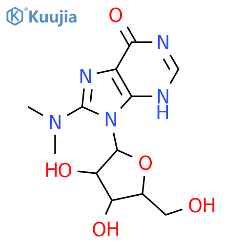 Inosine,8-(dimethylamino)- (8CI,9CI) structure