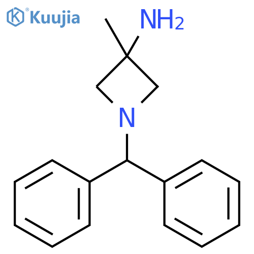 1-benzhydryl-3-methyl-azetidin-3-amine structure