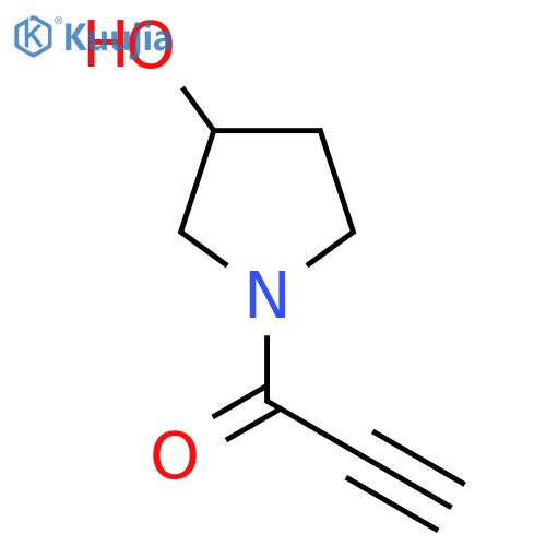 1-(3-Hydroxypyrrolidin-1-yl)prop-2-yn-1-one structure