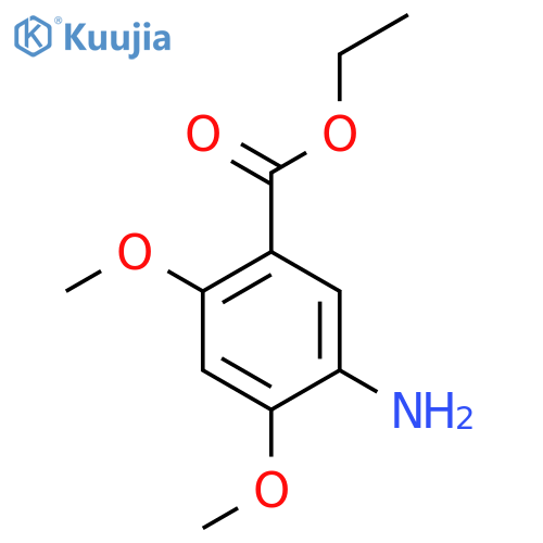 Ethyl 5-amino-2,4-dimethoxybenzoate structure