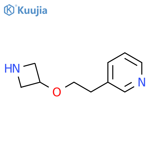 Pyridine, 3-[2-(3-azetidinyloxy)ethyl]- structure