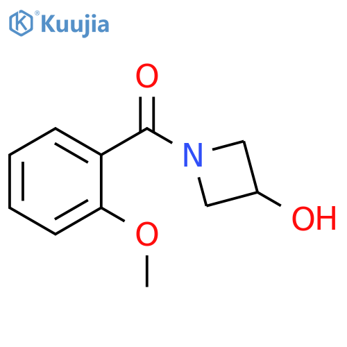 1-(2-methoxybenzoyl)azetidin-3-ol structure