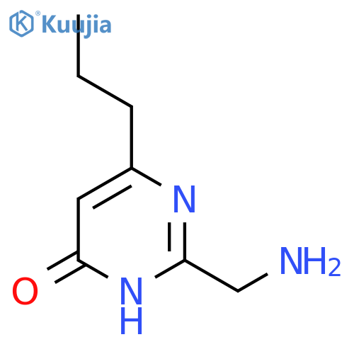 2-(Aminomethyl)-6-propyl-3,4-dihydropyrimidin-4-one structure