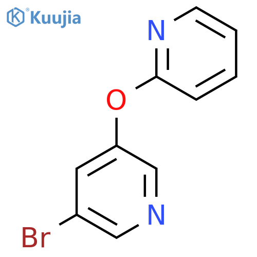 3-Bromo-5-(pyridin-2-yloxy)pyridine structure