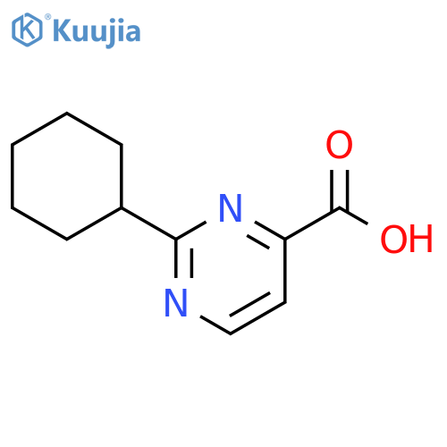 2-Cyclohexylpyrimidine-4-carboxylic Acid structure