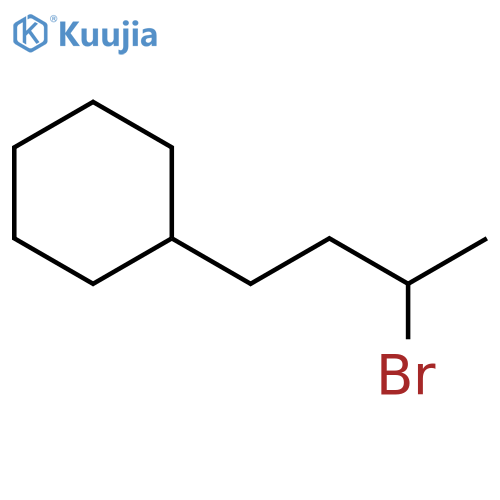 (3-bromobutyl)cyclohexane structure