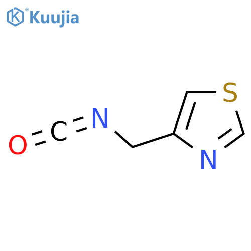 4-(isocyanatomethyl)-1,3-thiazole structure